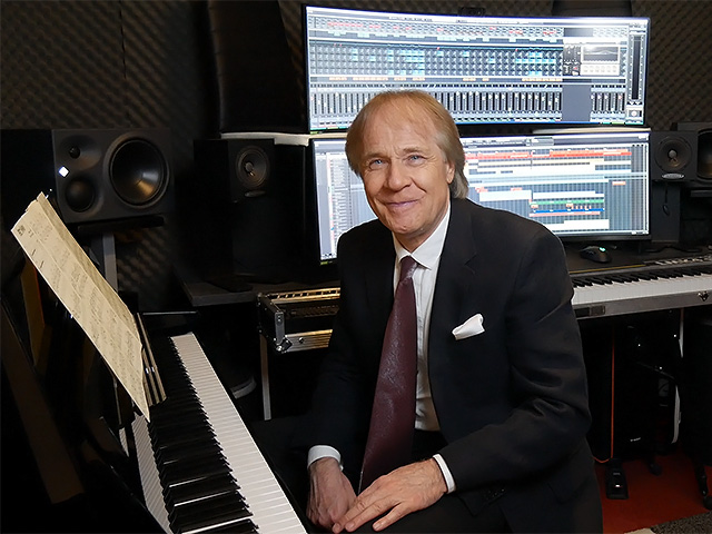 Richard Clayderman in our Home Studio
